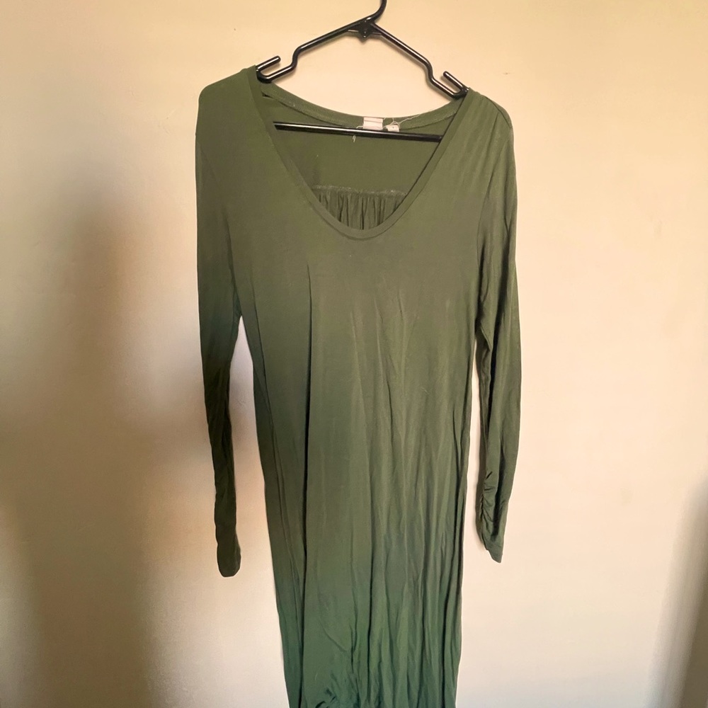 GAP Green Knee Length Dress